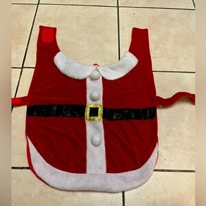 Dog Santa costume
